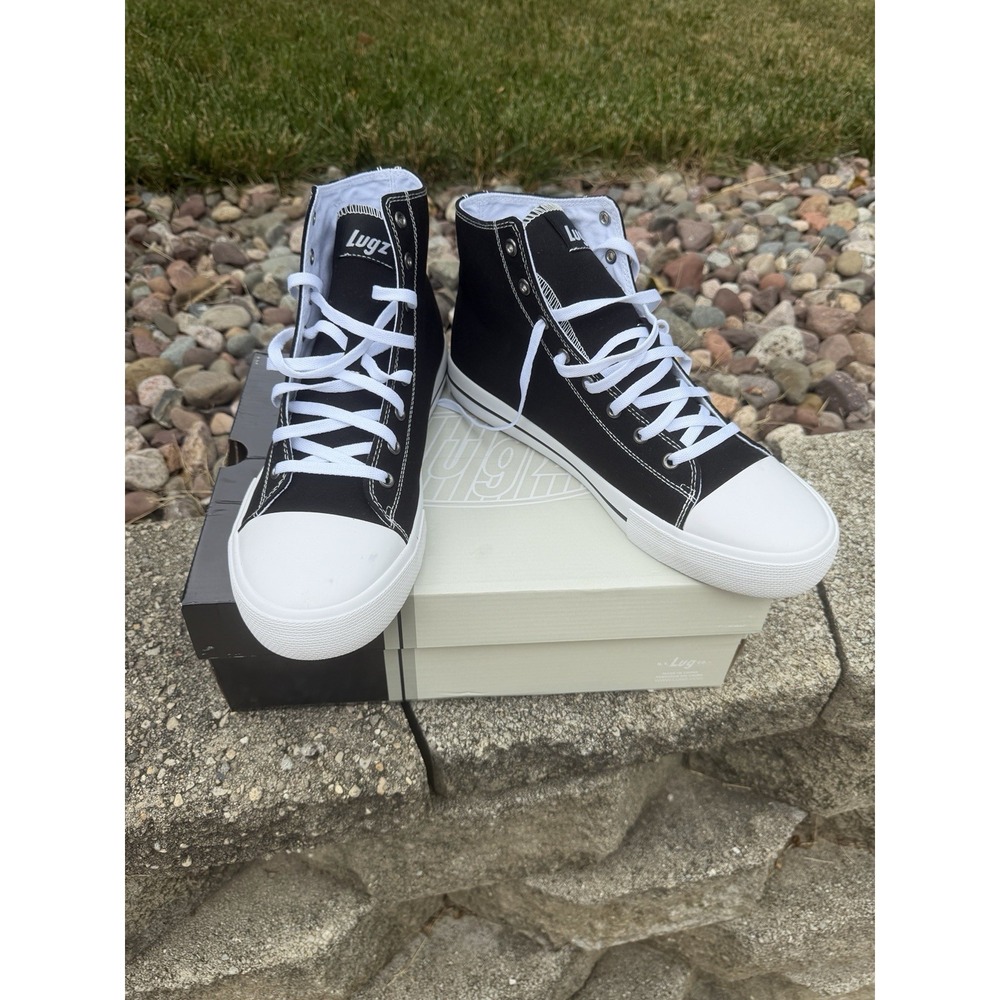 Lugz Men's Stagger High Black And white 11